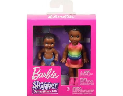 Mattel Barbie malí súrodenci dievčatko černoška