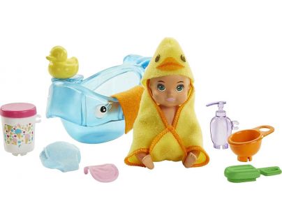 Mattel Barbie bábätko herné set kúpacie bábätko