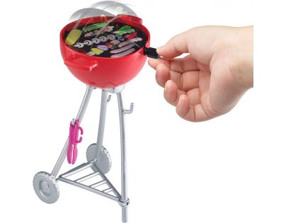 Mattel Barbie mini herní set s mazlíčkem grilování GRG76