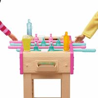 Mattel Barbie mini herní set s mazlíčkem stolní fotbálek GRG77 2