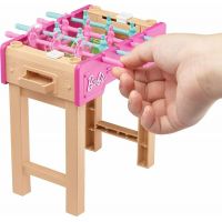 Mattel Barbie mini herní set s mazlíčkem stolní fotbálek GRG77 3