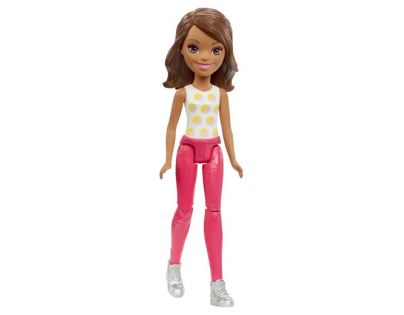 Mattel Barbie Mini panenka červené kalhoty