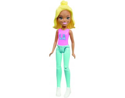 Mattel Barbie Mini panenka modré kalhoty