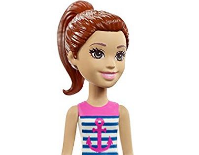 Mattel Barbie Mini panenka modré kraťasy