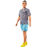 Mattel Barbie model Ken tričko s kašmírovým vzorom 30 cm 2