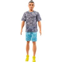 Mattel Barbie model Ken tričko s kašmírovým vzorom 30 cm 3