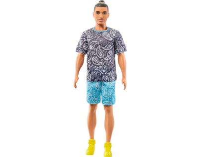 Mattel Barbie model Ken tričko s kašmírovým vzorom 30 cm