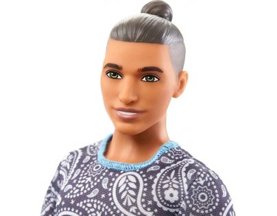 Mattel Barbie model Ken tričko s kašmírovým vzorom 30 cm