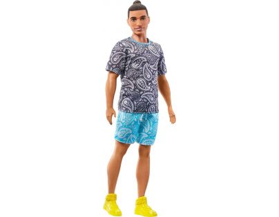 Mattel Barbie model Ken tričko s kašmírovým vzorom 30 cm