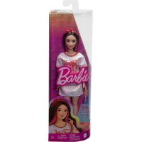 Mattel Barbie modelka Biele lesklé šaty 6