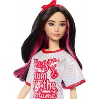 Mattel Barbie modelka Biele lesklé šaty 3