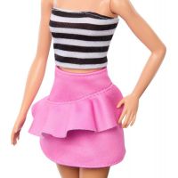 Mattel Barbie modelka Ružová sukňa a pruhovaný top 4