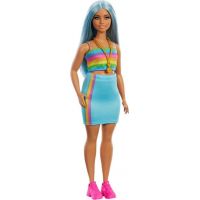 Mattel Barbie modelka Sukne a top s dúhou