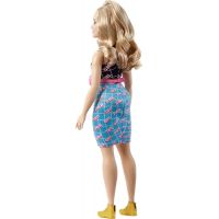 Mattel Barbie Modelka čiernomodré šaty s ľadvinkou 29 cm 3