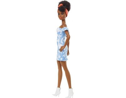 Mattel Barbie modelka džínsové šaty HBV17