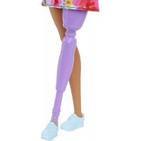 Mattel Barbie modelka kvetinové šaty na jedno rameno 4