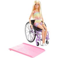 Mattel Barbie Modelka na invalidnom vozíku v kockovanom overale 29 cm
