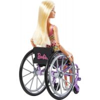Mattel Barbie Modelka na invalidnom vozíku v kockovanom overale 29 cm 5