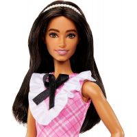 Mattel Barbie modelka Ružové kostkované šaty 3