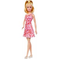 Mattel Barbie modelka Ružové kvetinové šaty