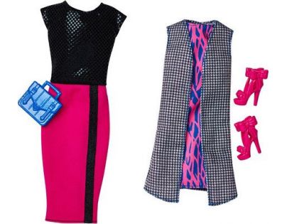 Mattel Barbie modelka s oblečky a doplňky 36