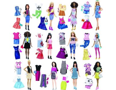 Mattel Barbie modelka s oblečky a doplňky 43