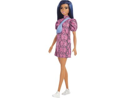 Mattel Barbie modelka šaty so vzorom hadej kože