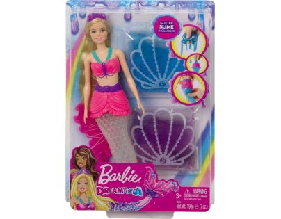 Mattel Barbie morská víla a trblietavý sliz