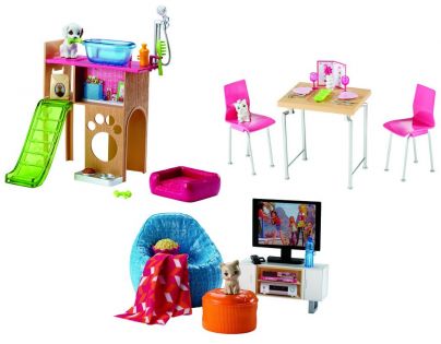 Mattel Barbie nábytek psí domeček
