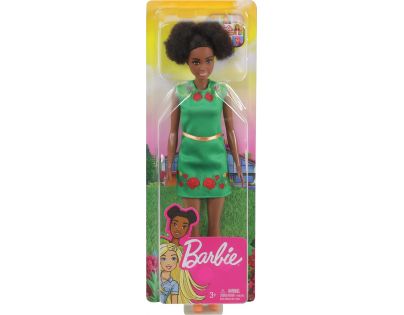 Mattel Barbie Nikki zelené šaty