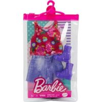Mattel Barbie obleček s doplňky v praktickém balení sukně HBV33 2