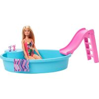 Mattel Barbie bábika a bazén 3