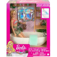 Mattel Barbie Bábika a kúpeľ s mydlovými konfetami Blondínka 6
