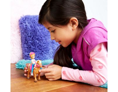 Mattel Barbie Pony a panenka Světle hnědý
