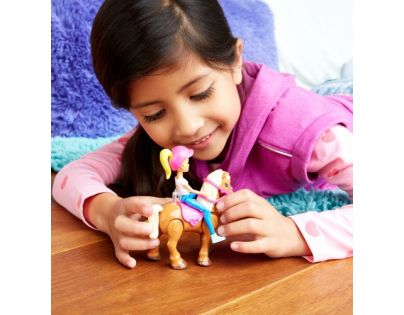 Mattel Barbie Pony a panenka Světle hnědý