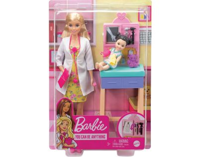 Mattel Barbie povolania herný set detská doktorka blondínka