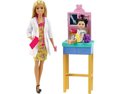 Mattel Barbie povolania herný set detská doktorka blondínka