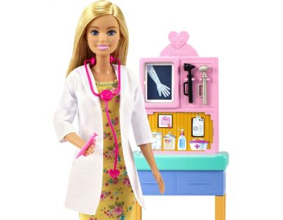 Mattel Barbie povolania herný set detská doktorka blondínka
