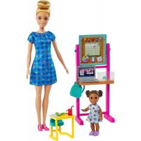 Mattel Barbie Povolanie Herný set s bábikou Učiteľka v modrých šatách