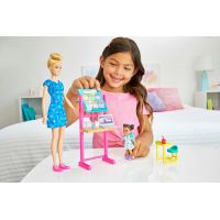 Mattel Barbie Povolanie Herný set s bábikou Učiteľka v modrých šatách 5
