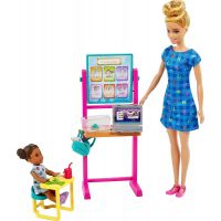 Mattel Barbie Povolanie Herný set s bábikou Učiteľka v modrých šatách 2