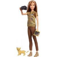 Mattel Barbie povolání National Geographic panenka fotografka a lvíče Mattel Barbie povolání National Geographic panenka fotografka a lvíče