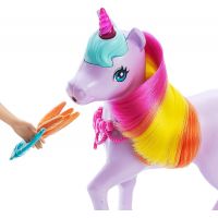 Mattel Barbie princezná a dúhový jednorožec herný set 5