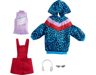 Mattel Barbie Sada oblečení 30 cm Šaty s hvězdným potiskem GRC86