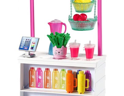 Mattel Barbie Smoothie stánok s bábikou - Poškodený obal