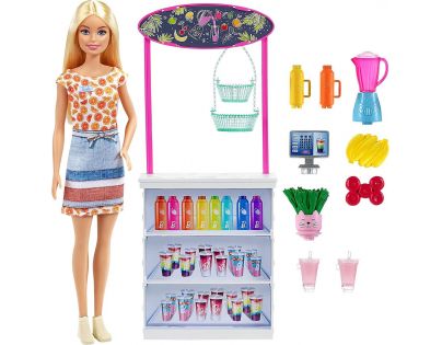 Mattel Barbie Smoothie stánok s bábikou