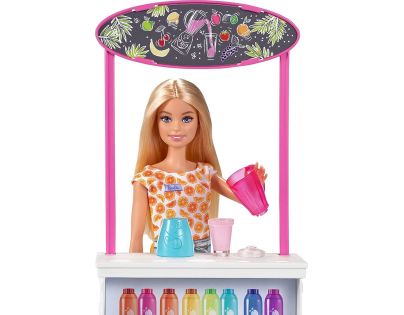 Mattel Barbie Smoothie stánok s bábikou