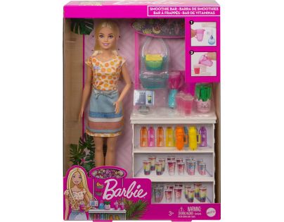 Mattel Barbie Smoothie stánok s bábikou