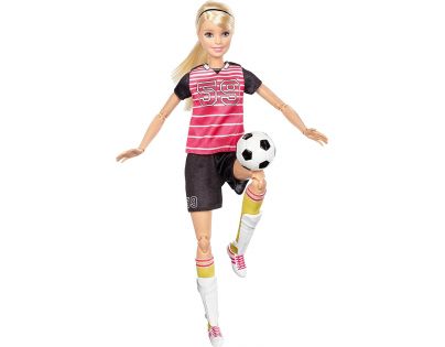 Mattel Barbie sportovkyně Fotbalistka blondýnka