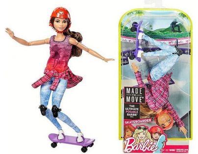 Mattel Barbie sportovkyně Skateboardistka